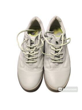 ECCO Cage Pro Men's Golf Shoe. Color Gray. Size:45 (11/11.5 US) Extra Width 